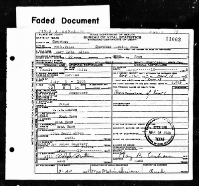 Allen, Mary Lola Munroe, Cherokee Co, TX.jpg