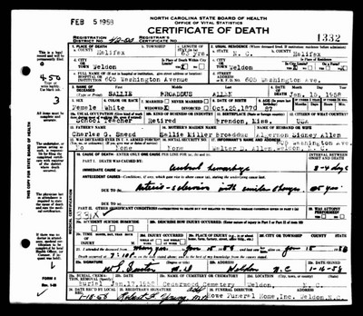 Allen, Sallie Broaddus Snead, Halifax co, NC.jpg