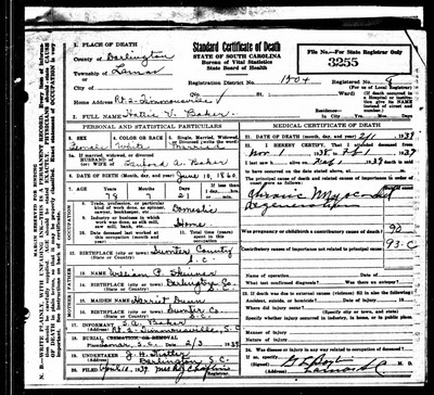 Baker, Hattie V Skinner, Darlington Co, SC.jpg