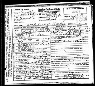Baker, Sarah Isabell Muldrew, Sumter Co, SC.jpg
