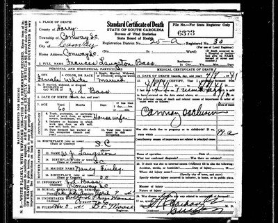 Bass, Mary Frances Langston, Horry Co, SC.jpg