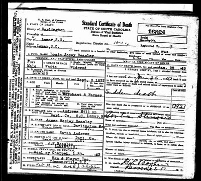 Beasley, Louis Josey, Darlington Co, SC.jpg