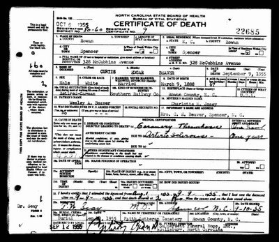 Beaver, Curtis Edgar, Rowan Co, NC.jpg