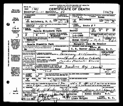 Beaver, Nannie Elizabeth Park, Rowan Co, NC.jpg