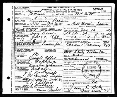 Beene, Virginia Elizabeth Coffee, Tarrant Co, TX.jpg