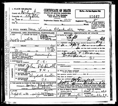 Blackwell, Margaret Louisa Caston, Darlington Co, SC.jpg