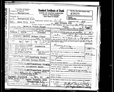 Floyd, Estelle Fitch, Georgetown Co, SC.jpg