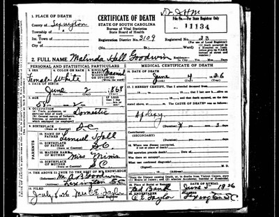 Goodwin, Malinda Hall, Lexington Co, SC.jpg