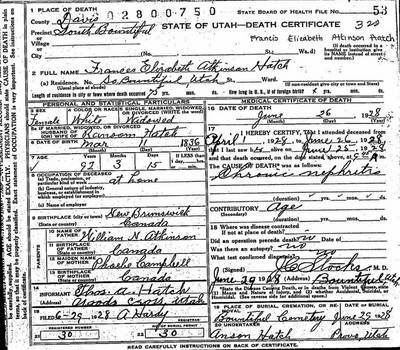 Hatch, Frances Elizabeth Atkinson, Davis Co, UT.jpg