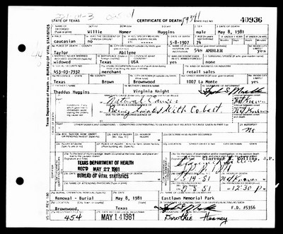 Huggins, Willie Homer, Taylor Co, TX.jpg