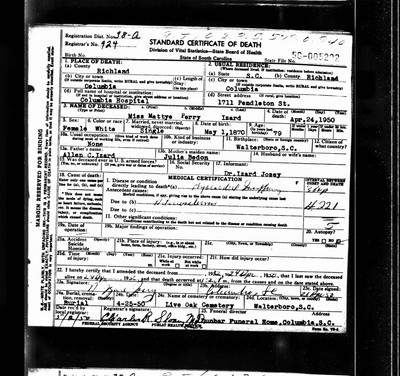 Izard, Mattie Perry. Richland Co, SC.jpg