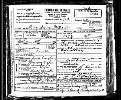 Northcutt, Roxanna Jane Baker, Lee Co, SC.jpg