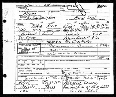 Oliver, Tildon Bruce, Cass Co, TX.jpg
