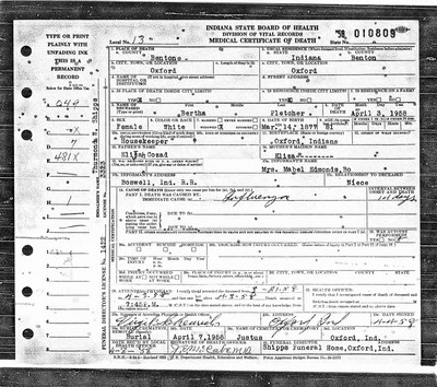 Pletcher, Bertha V Cozad, Bentone Co, IN.jpg