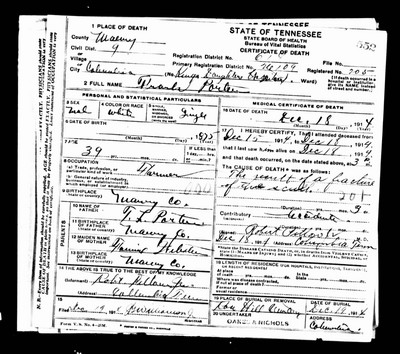 Porter, Frank Wheakley, Maury Co, TN.jpg