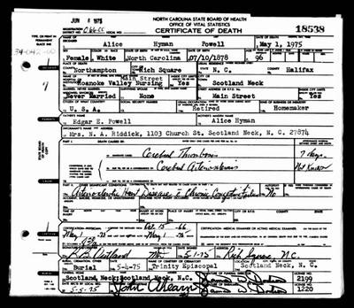 Powell, Alice Hyman, Northampton Co, NC.jpg