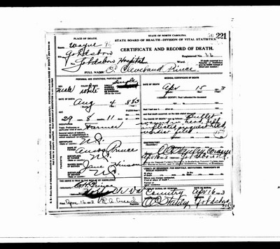 Prince, Elnor Cleveland, Wayne Co, NC.jpg