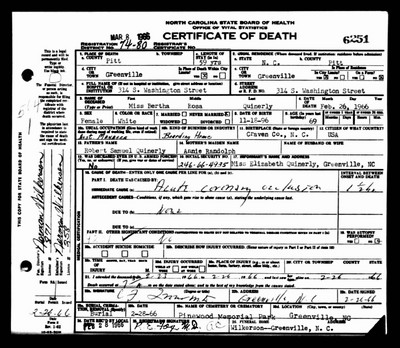 Quinerly, Bertha Rosa, Pitt Co, NC.jpg