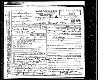 Revill, Janie Isabell Rose, Sumter Co, SC.jpg