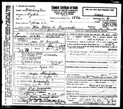 Reynolds, Mary Alice Hendrix, Darlington Co, SC.jpg