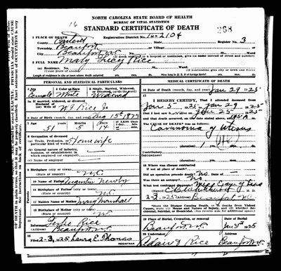 Rice, Mary Lucy Newby, Carteret Co, NC.jpg