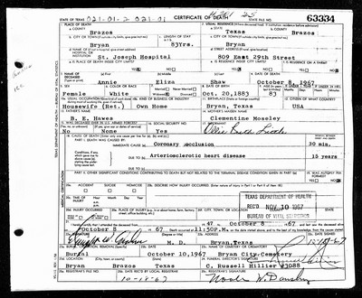 Shaw, Annie Eliza Hawes, Brazos Co, TX.jpg