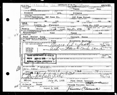 Sheppard, Agusta L Gussie Long, Cass Co, TX.jpg