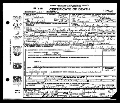 Sherrod, Margaret Elizabeth Bryant, Halifax Co, NC.jpg