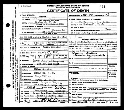 Shuping, Andrew Washington, Rowan Co, NC.jpg