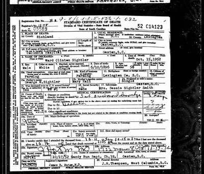 Sightler, Carl Ward, Richland Co, SC.jpg