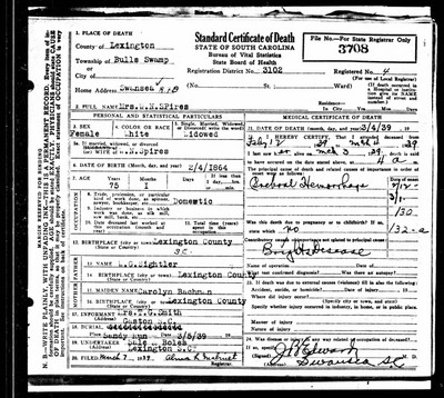 Spires, Maria Sightler, Lexington Co, SC.jpg