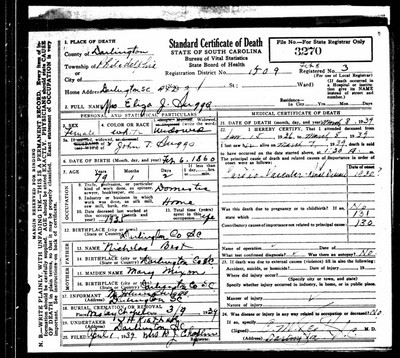 Suggs, Eliza J Best, Darlington Co, SC.jpg