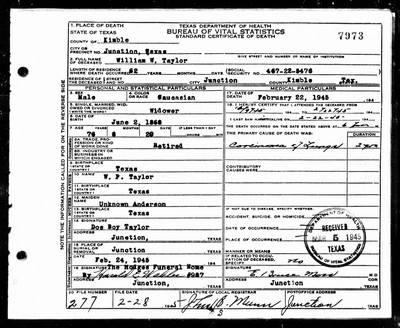 Taylor, William Walter, Kimble Co, TX.jpg