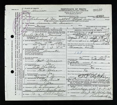 Tenser, Annie Maria Chalkey, Henrico Co, VA.jpg
