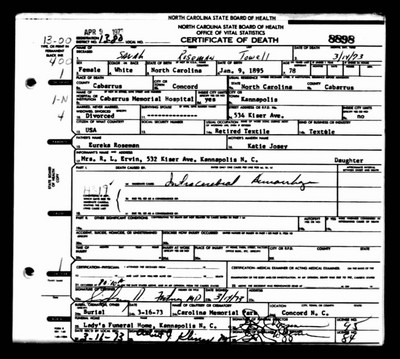 Towell, Sarah Roseman, Cabarrus Co, NC.jpg