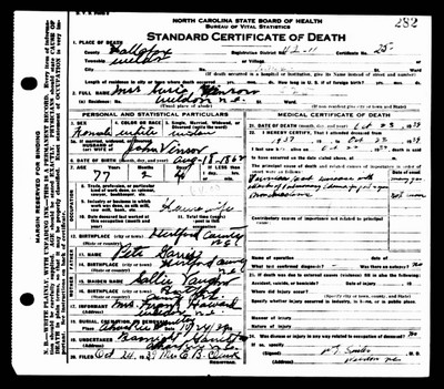 Vinson, Suddie Bell Garis, Halifax Co, NC.jpg