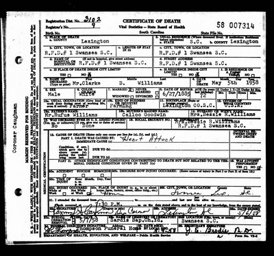Williams, Clark Benjamin, Lexington Co, SC.jpg