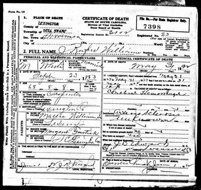 Williams, J Rufus, Lexington Co, SC.jpg