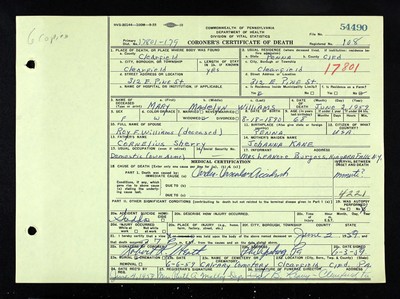 Williams, Mary Madelyn Sherry, Clearfield Co, PA.jpg