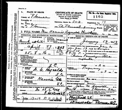 Woodham, Nannie Reynolds, Florence Co, SC.jpg