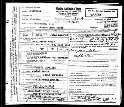 Woods, Josiah Hart, Florence Co, SC.jpg