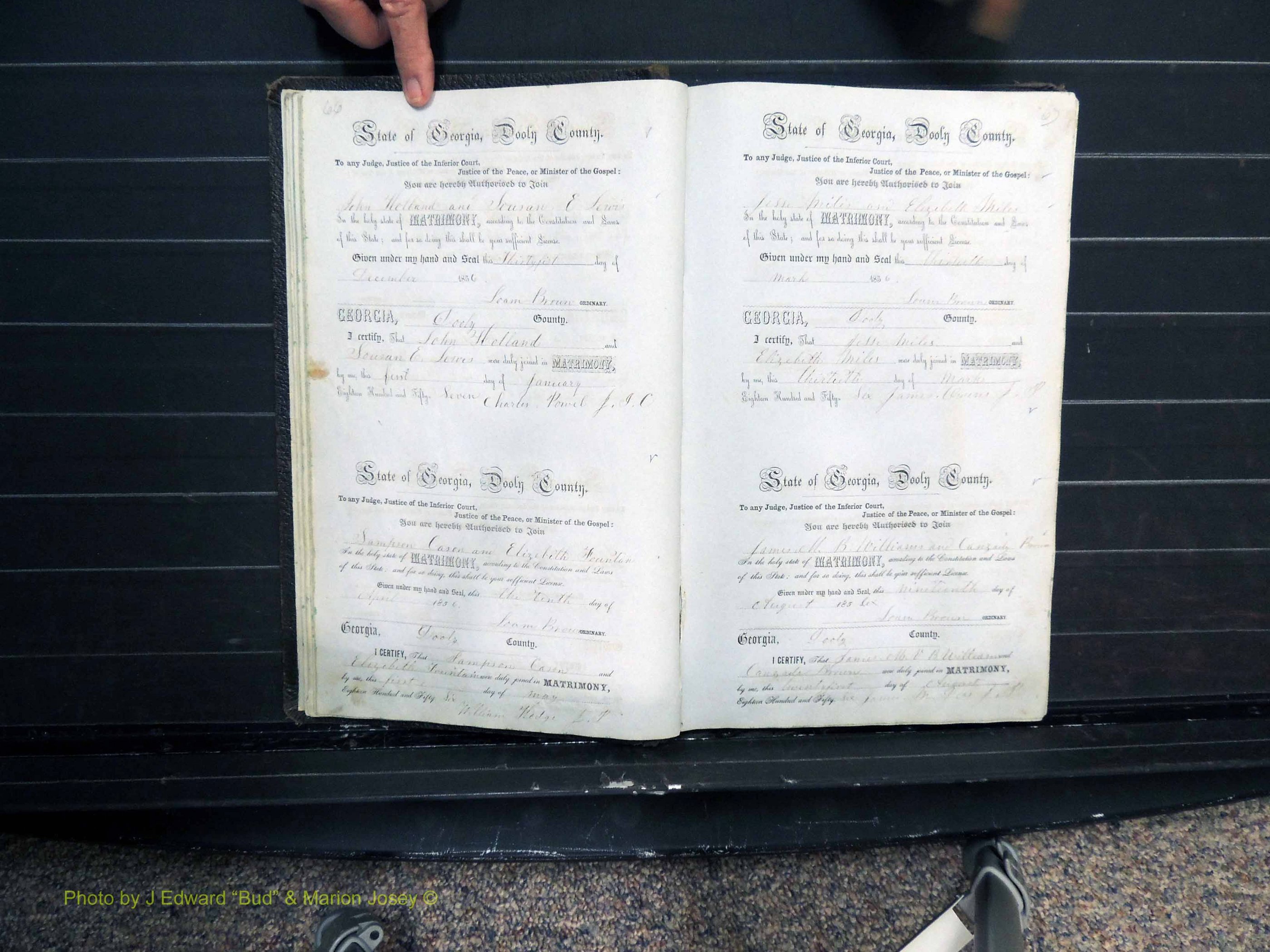 Dooly Co, GA, Marriages, Book B, 1852-1877 Pg 066-067.JPG