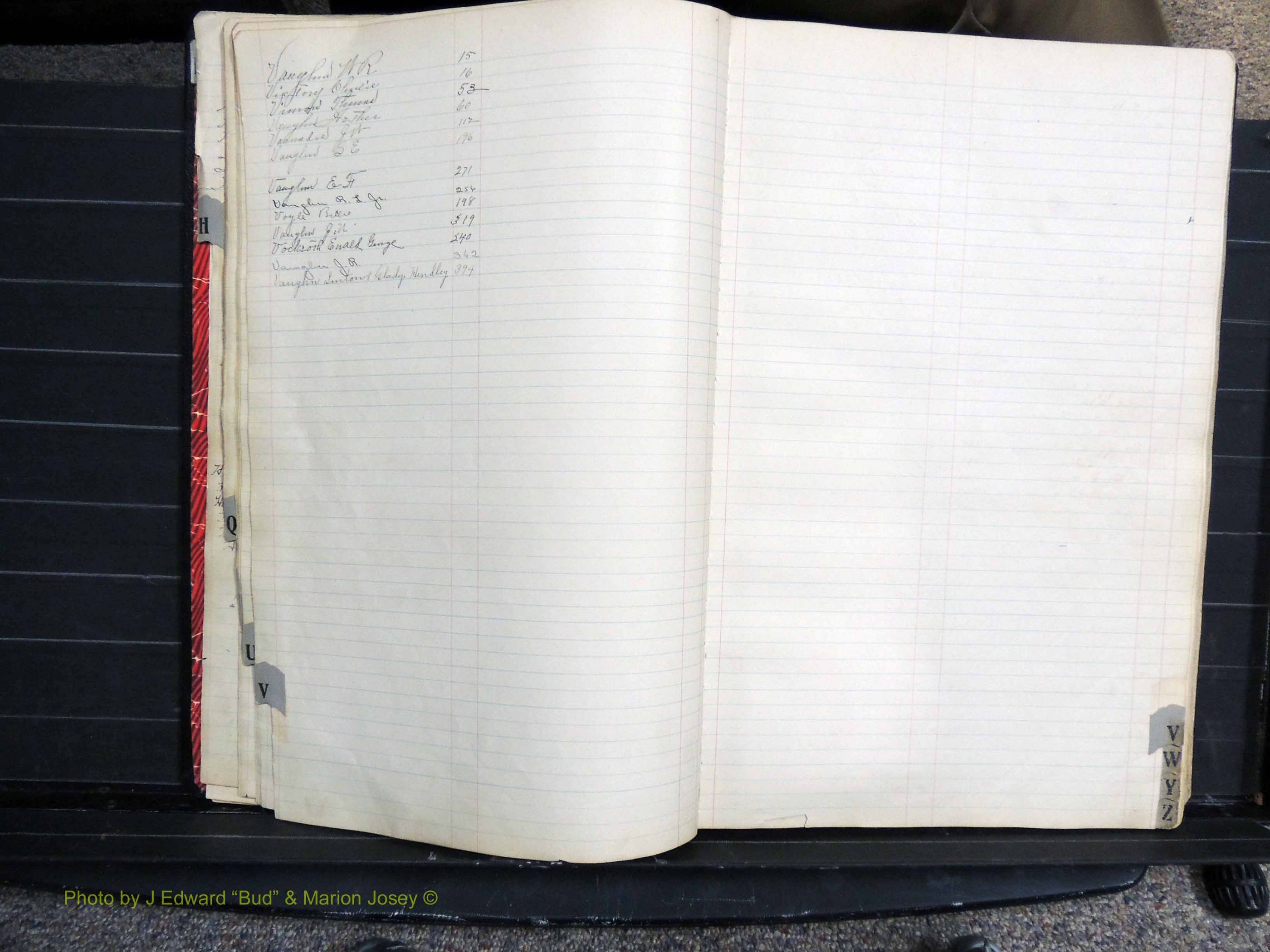 Dooly Co, GA, Marriages, Book, G, 1913-1930 Index V.JPG