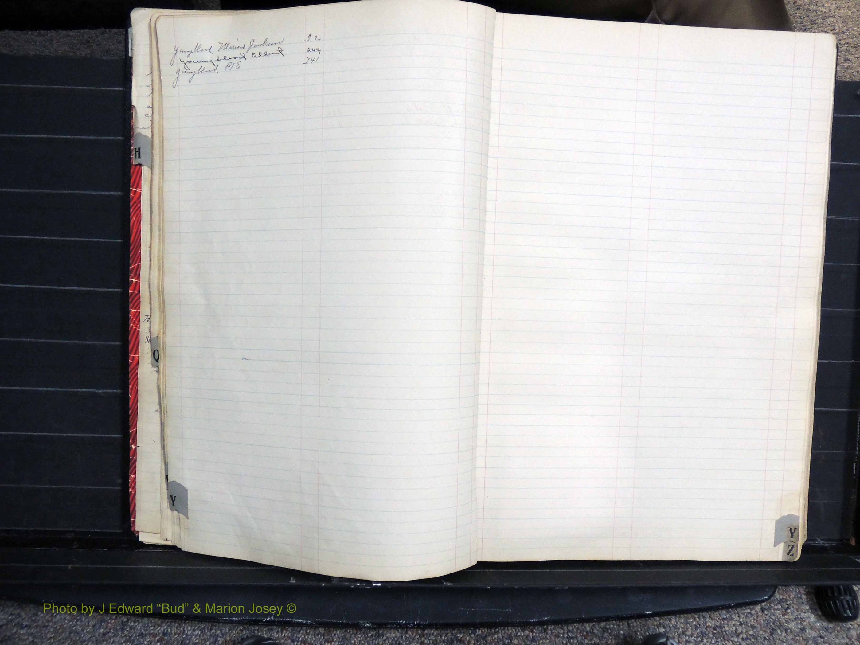 Dooly Co, GA, Marriages, Book, G, 1913-1930 Index Y.JPG