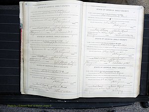 Dooly Co, GA, Marriages, Book, G, 1913-1930 pg 004-005.JPG