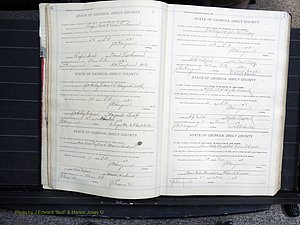 Dooly Co, GA, Marriages, Book, G, 1913-1930 pg 006-007.JPG