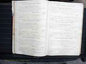 Dooly Co, GA, Marriages, Book, G, 1913-1930 pg 016-017.JPG