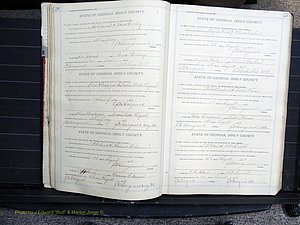Dooly Co, GA, Marriages, Book, G, 1913-1930 pg 026-027.JPG
