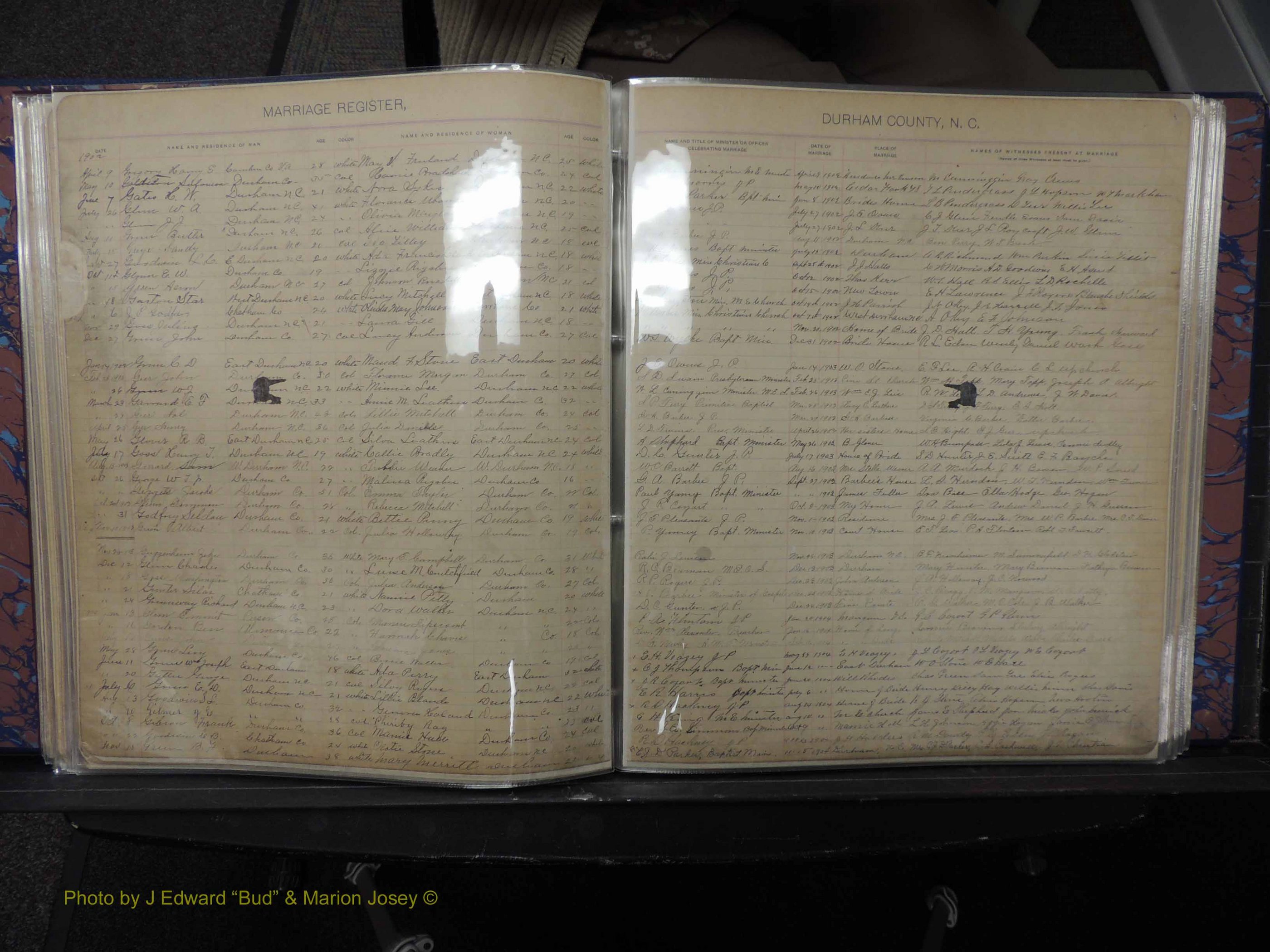 Durham Co, NC, Marriages, Male Index, 1902-1910 (132).JPG