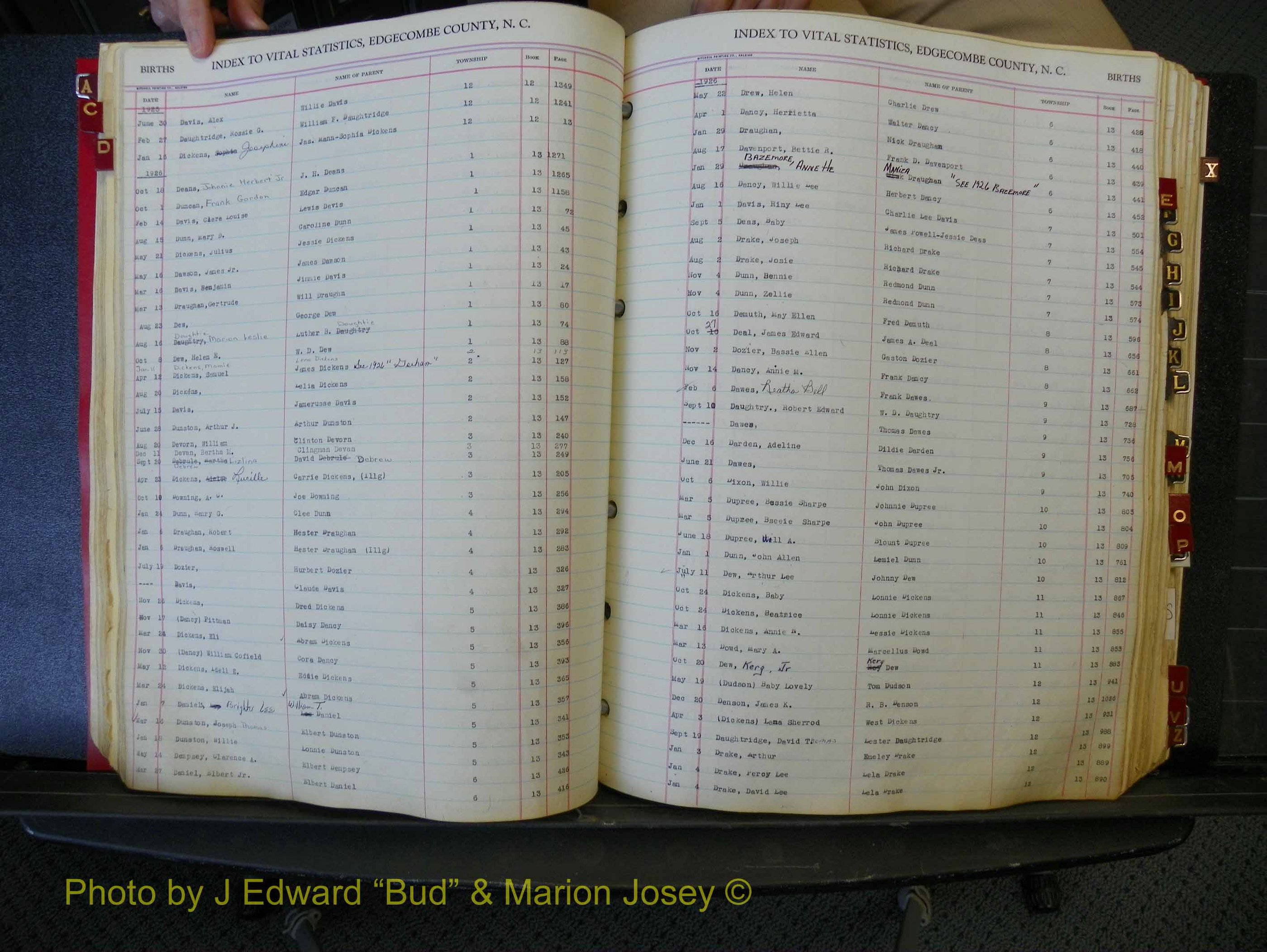 Edgecombe Births, A-Z, 1914-1933 (192).JPG